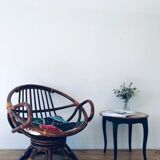 Rotating rattan chair