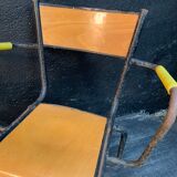 Paire de fauteuils d’école 1950