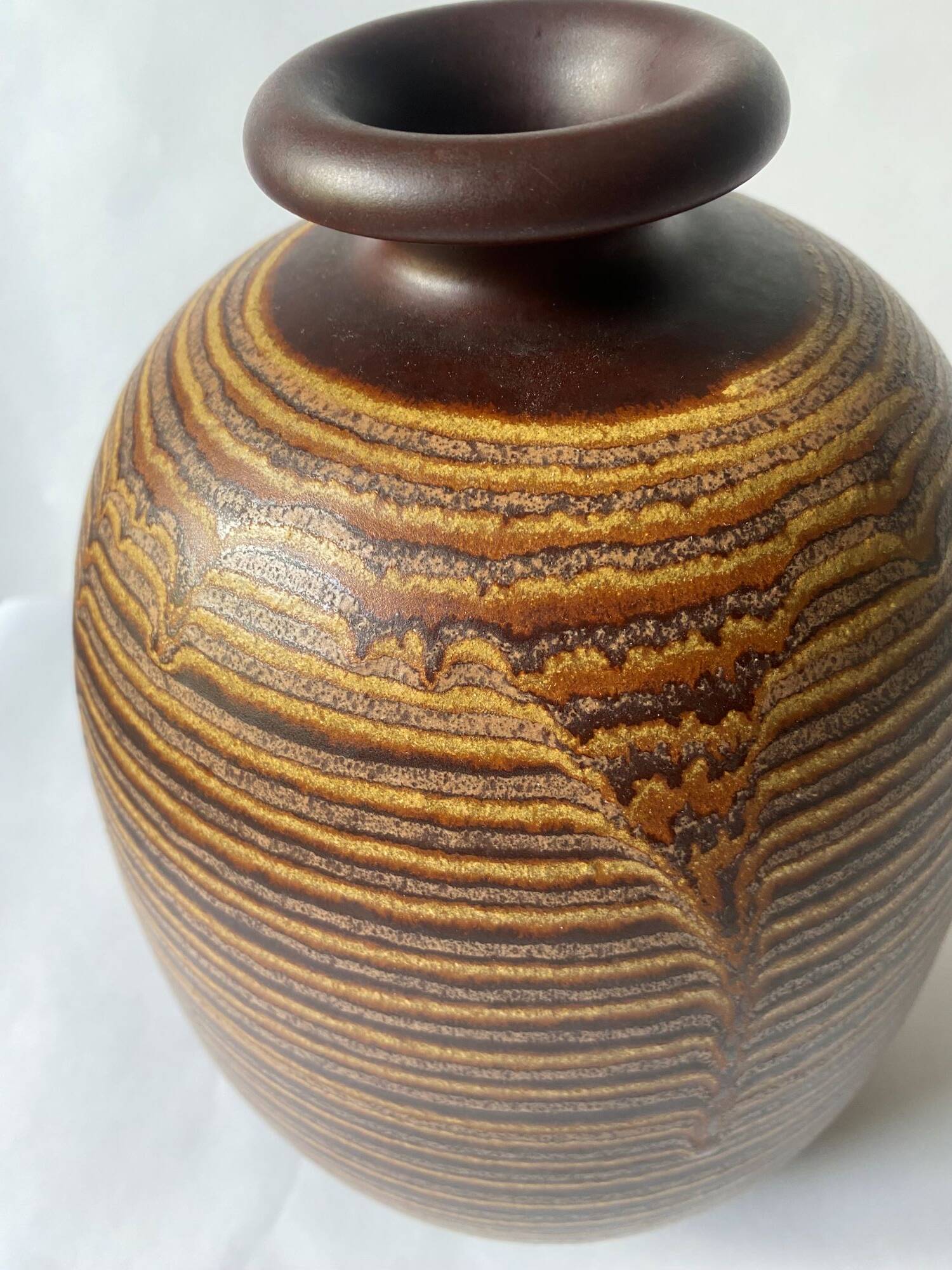 Vintage vase from the 60s, signed
