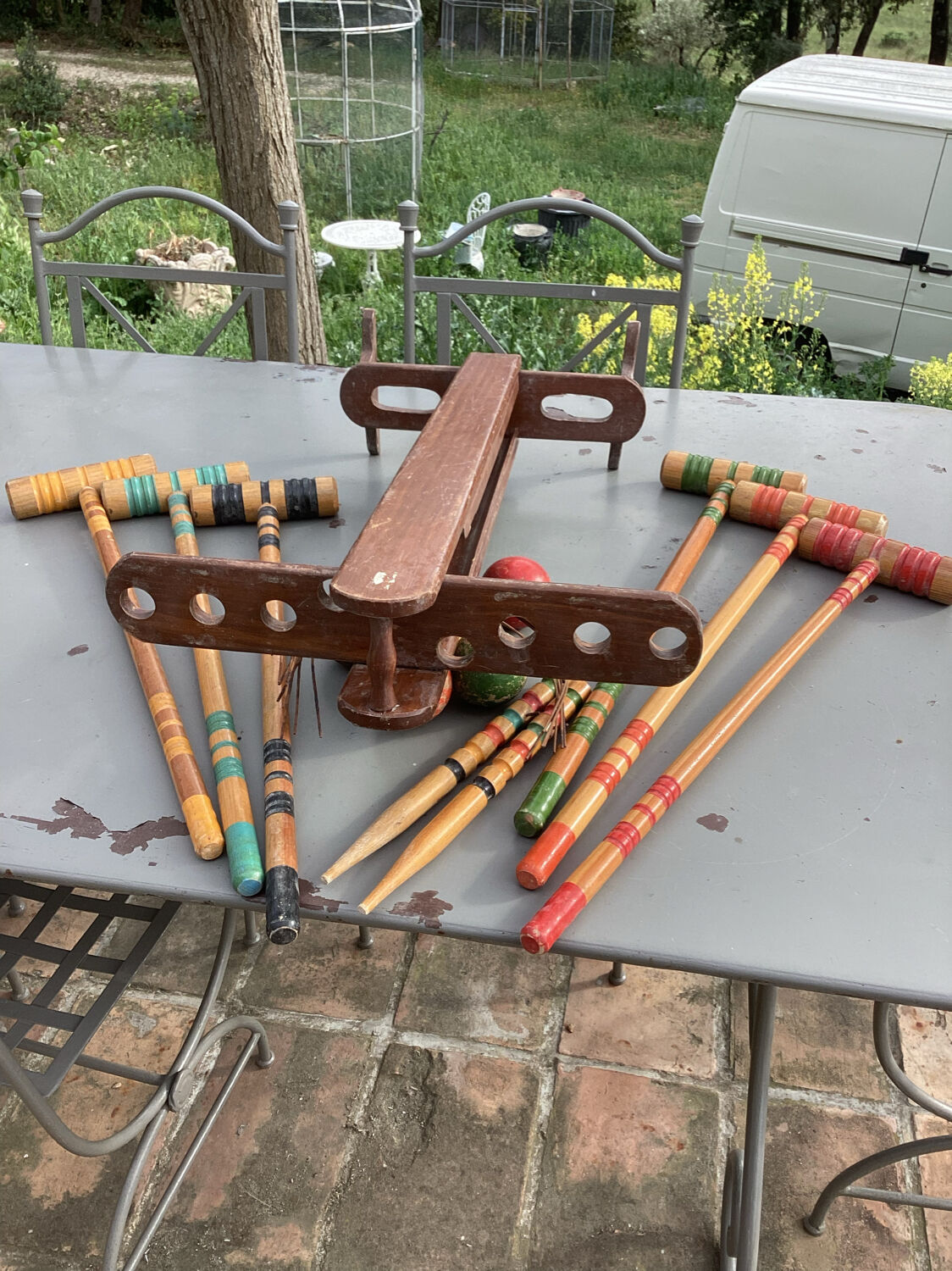 Vintage croquet games