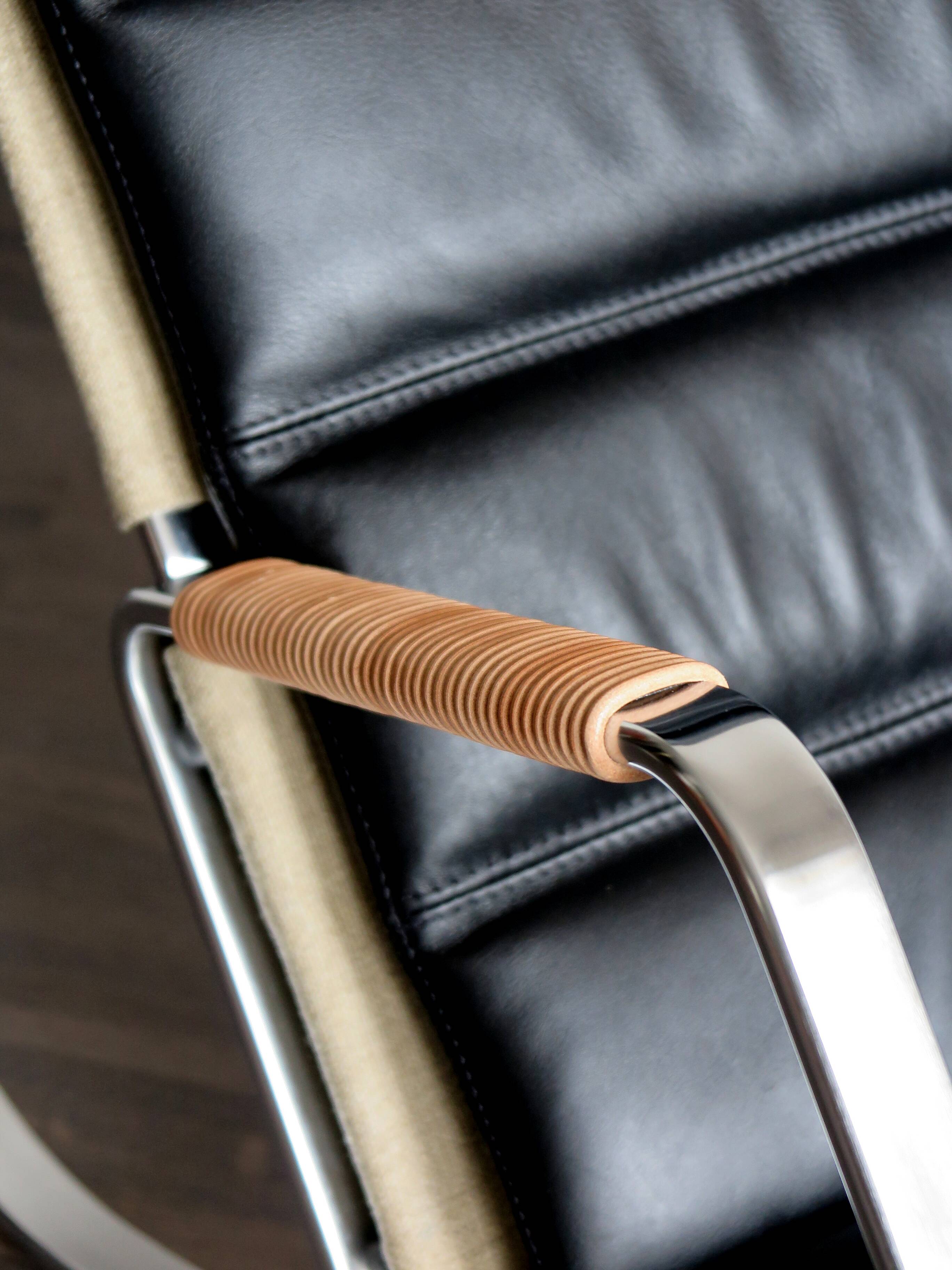 Scandinavian Lounge chair by Preben Fabricius and Jørgen Kastholm, 2000s