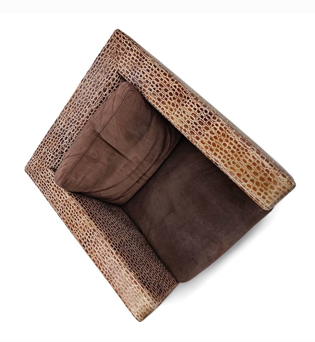 Rodolfo Dordoni / Fauteuils valise par Minotti Italie / coussin en cuir