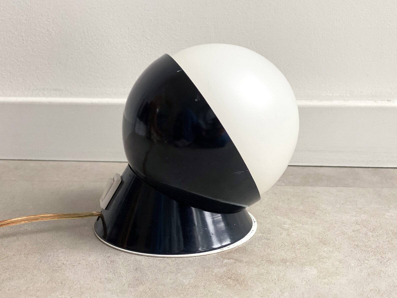 Rare Mid Century eyeball wall lamp / table lamp, Italian design