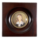 Miniature signed Hil hand painted mid-20th century Prince Adolphe
