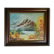 Mountain landscape signed Oil on canvas