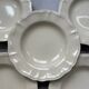 Assiettes creuses modèle ivoire à godron Sarreguemines