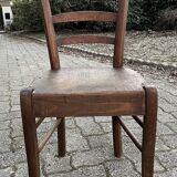 Chaise rustique bois