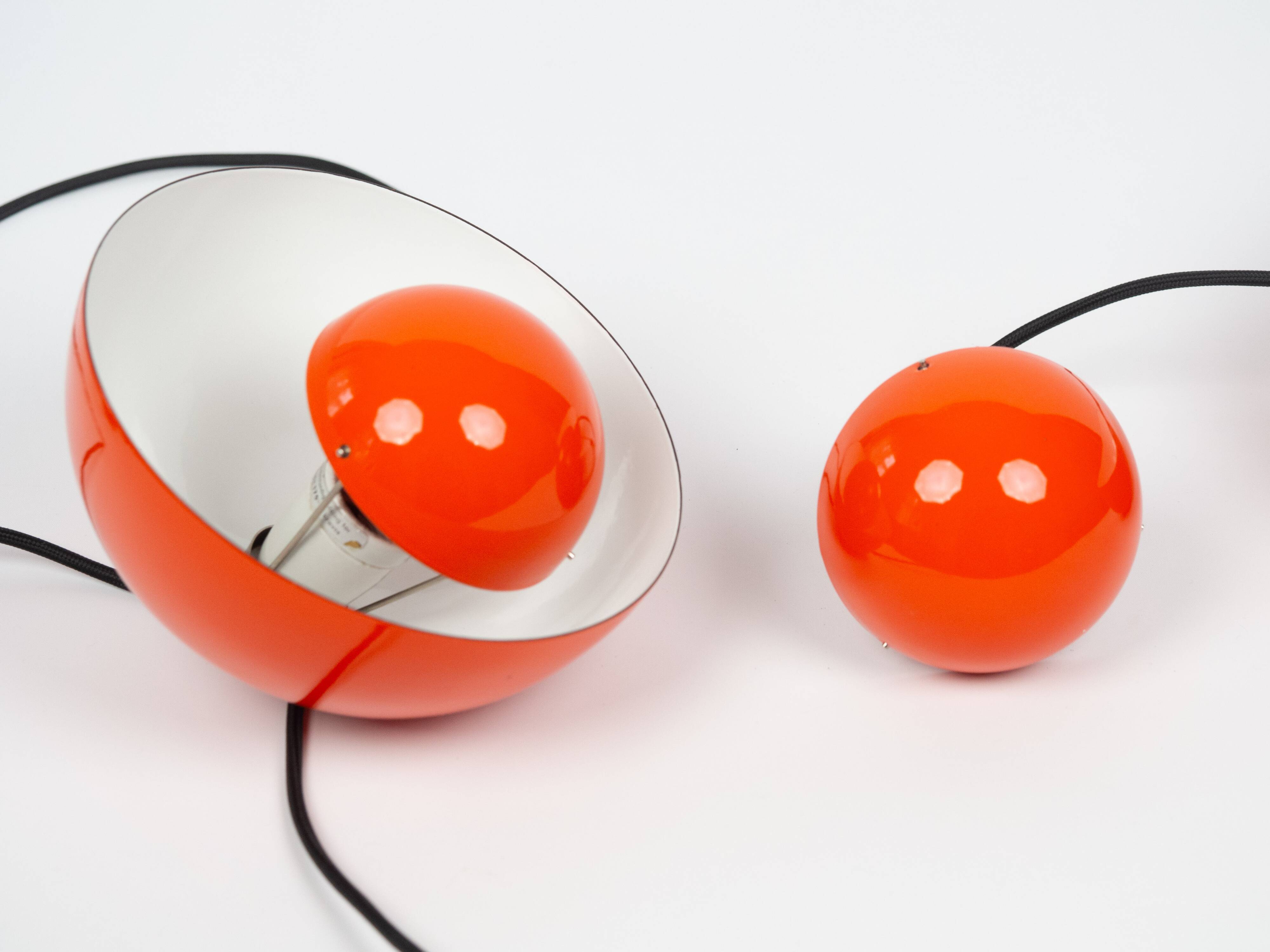 Paire de 2 suspensions vintage Flowerpot de Verner Panton, Louis Poulsen