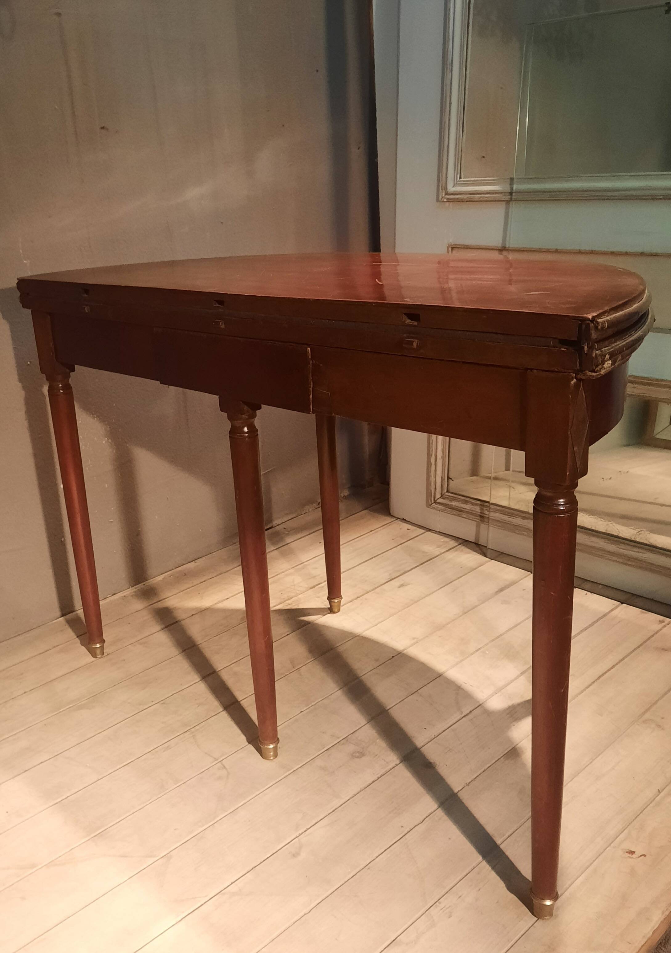 Eighteenth-century "half-moon" table