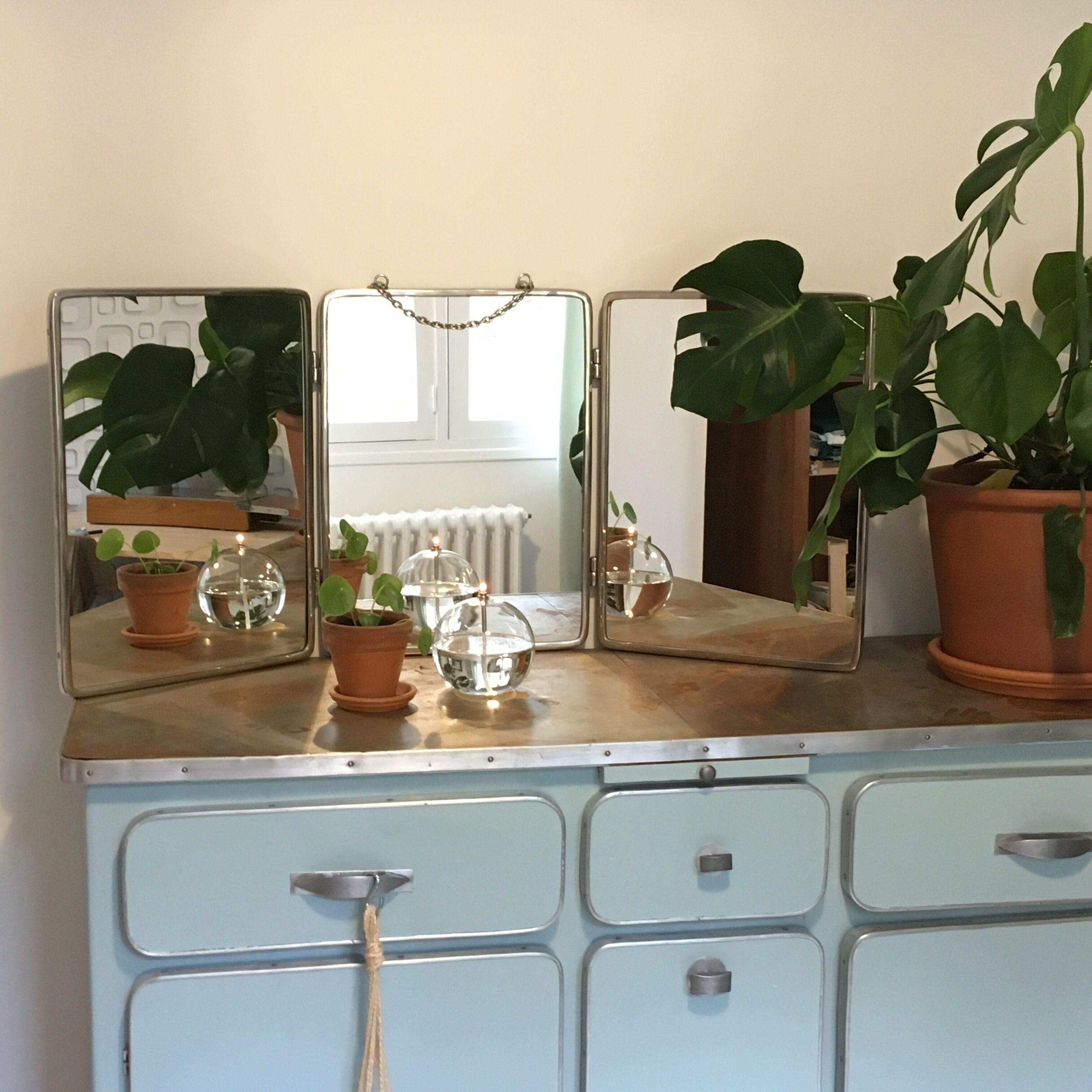 Large mirror Barber 111 X 49 cm