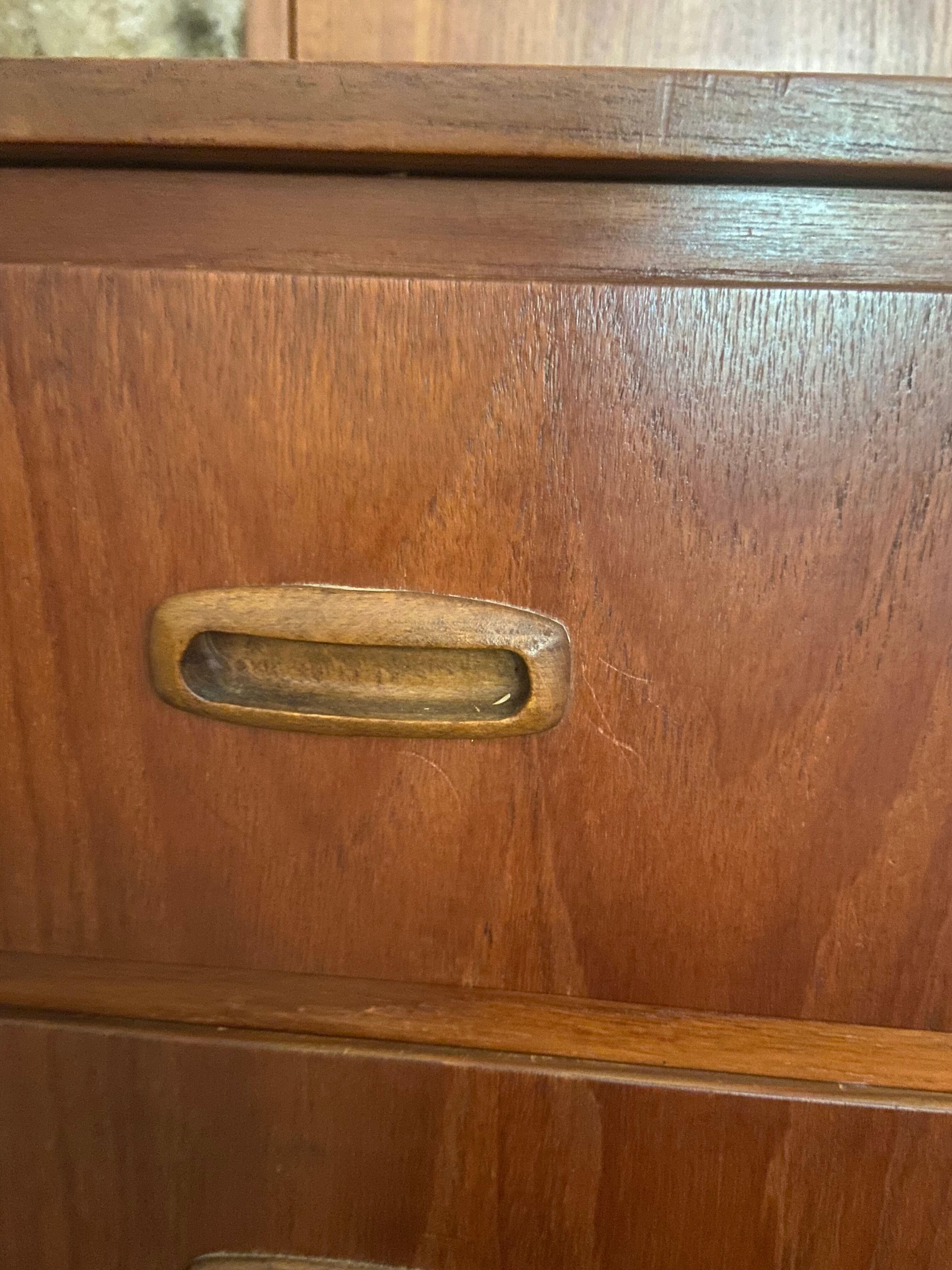 Scandinavian chest of drawers in teak