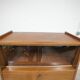 1960 Scandinavian secretary with teak compass feet and pastel yellow top