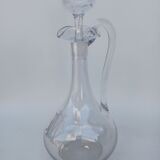 Baccarat crystal ewer, Balloon shape, circa 1910