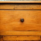 Solid oak country jam cupboard