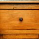 Solid oak country jam cupboard