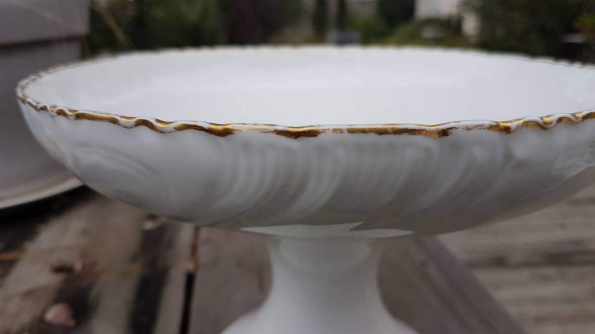 Limoge porcelain fruit bowl Gerard Dufraisseix Abbot - GDA