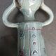 Duo of anthropomorphic soliflores signed Vila Clara