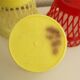 Set of 4 vintage plastic pot covers - model "SYLA"
