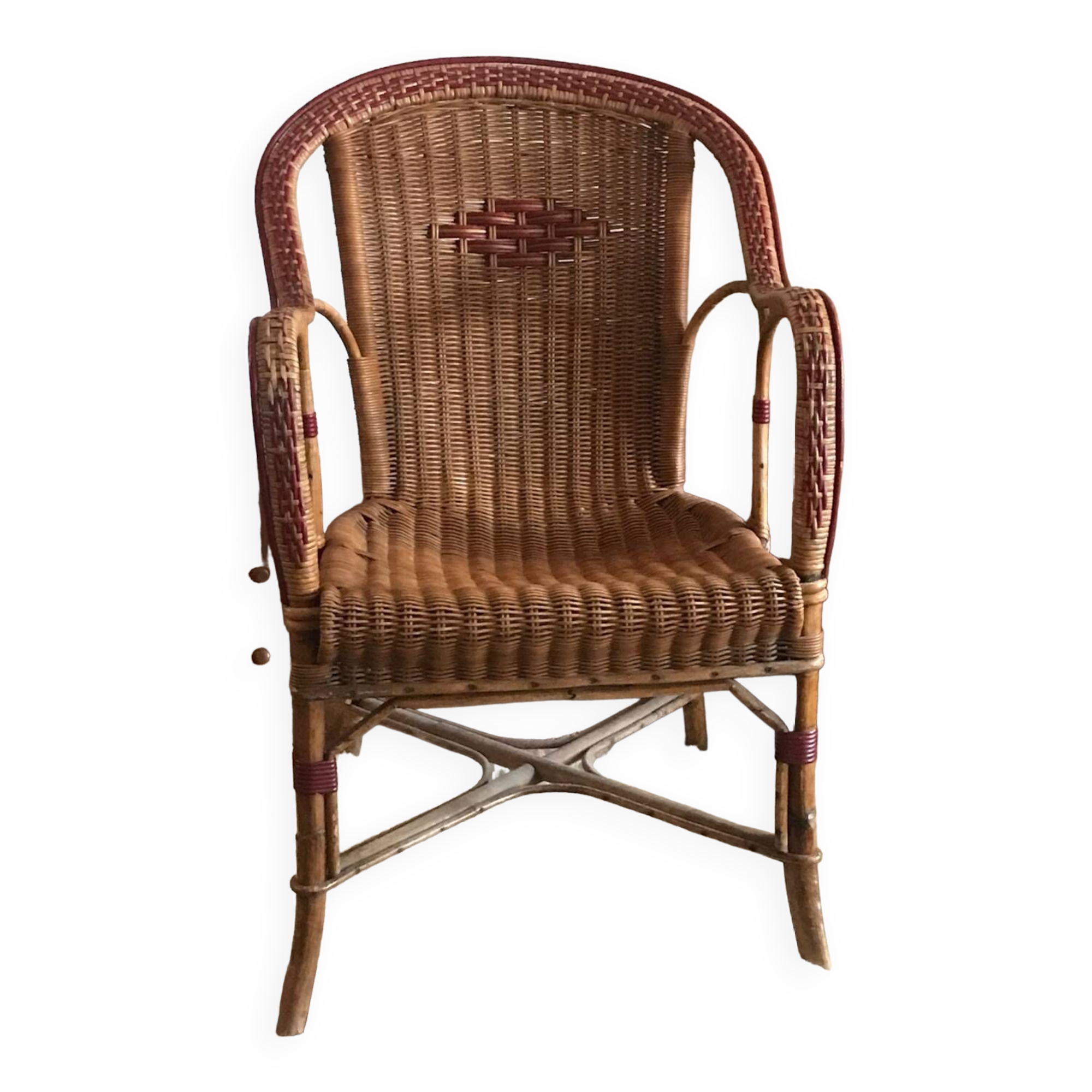Fauteuil en rotin adulte