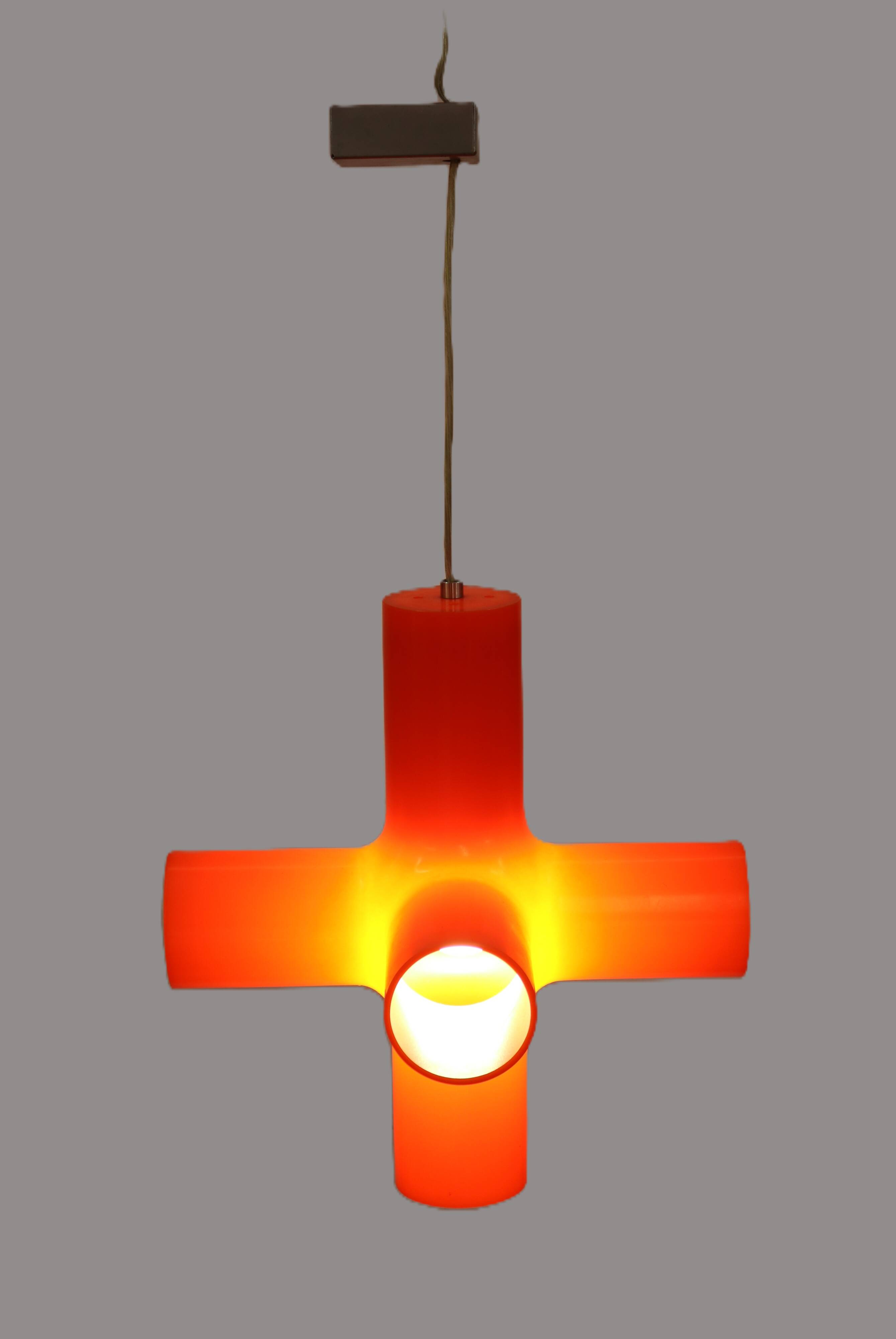 Suspension Jan Melis & Ben Oostrum pour Dark - Modèle « Crosslight » - Années 90, Pays-Bas