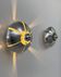Pair of vintage wall lights, brushed aluminium, France, 1970.