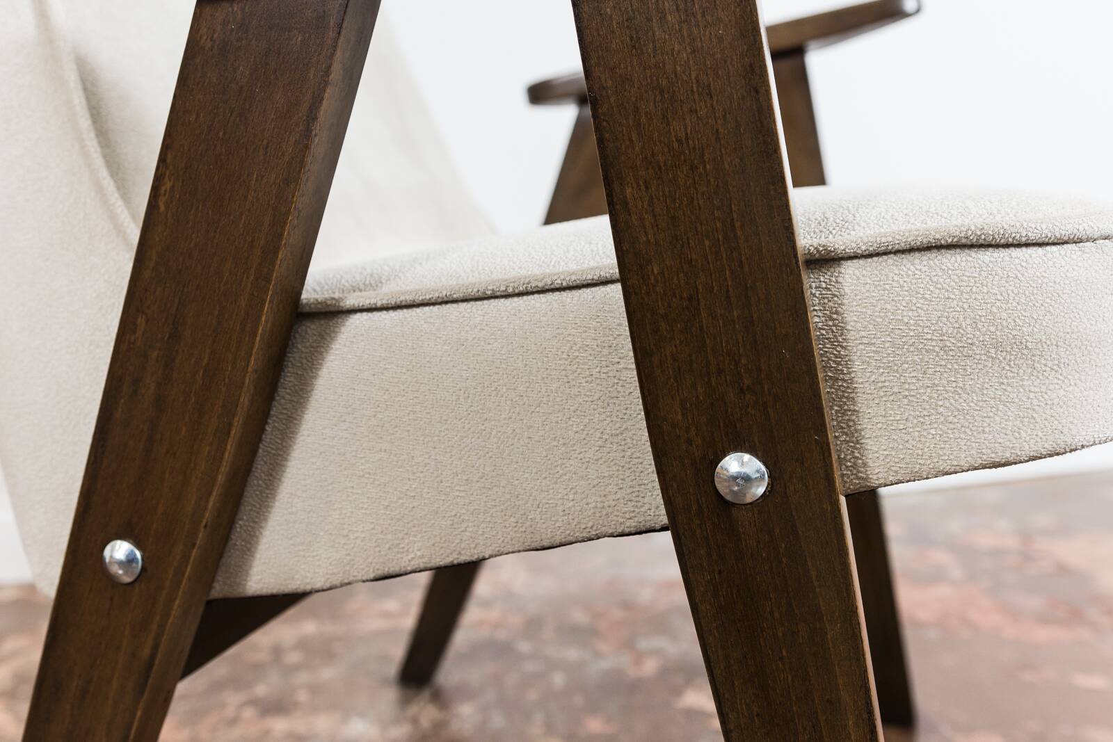 Iconic Polish Mid-Century Armchair 366 by Józef Chierowski 1960's