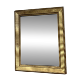 Antique mirror 80/64.5cm Directoire period gilded with gold leaf, mercury glass trumeau.