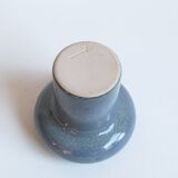 Vintage blue ceramic vase