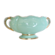 Ceramic planter, mint green, France / Vintage French