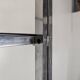 Chrome and smoked glass shelf from the 1970s.