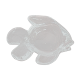 Empty fish-shaped crystal pocket