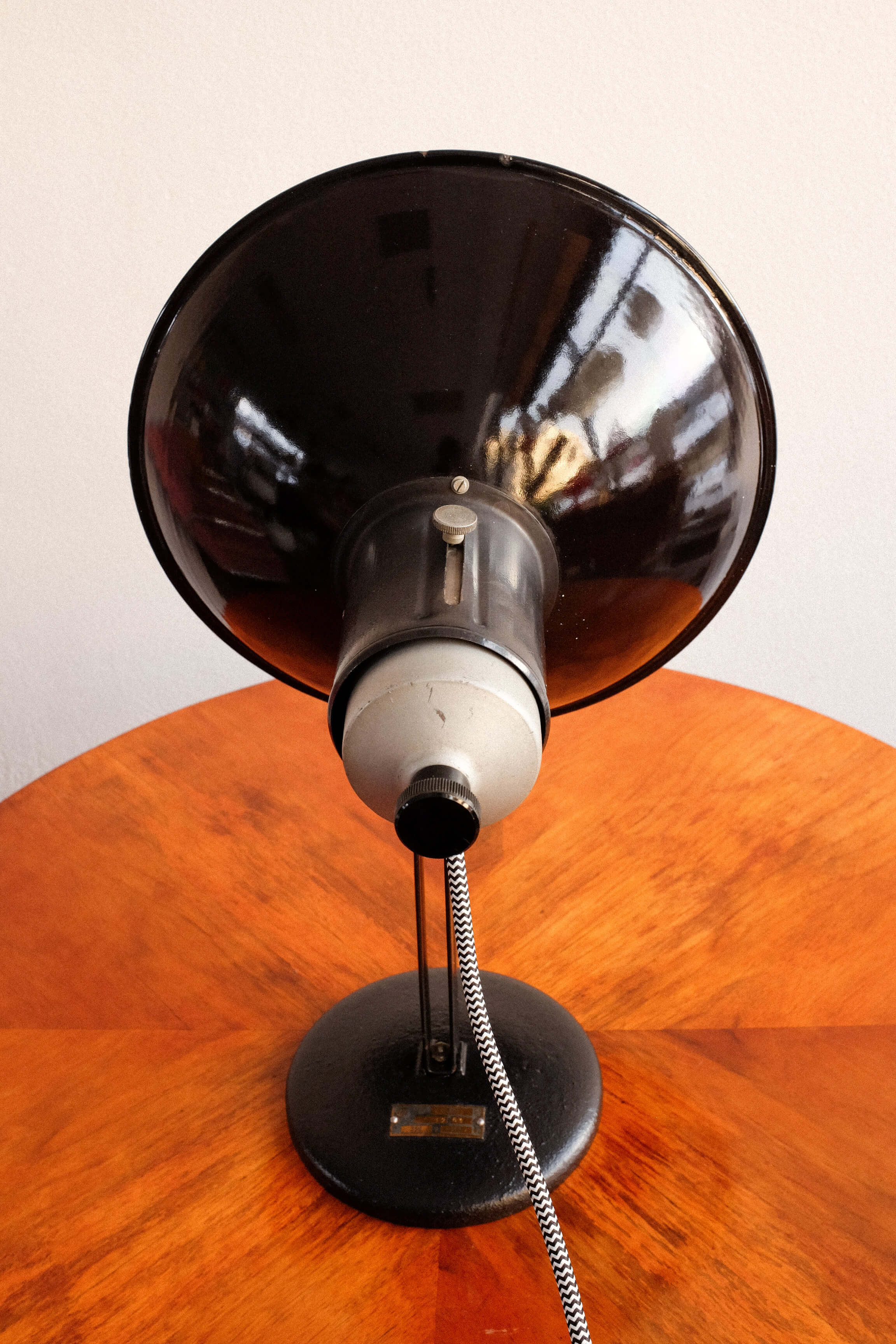 Industrial Czechoslovakian Adjustable Table Lamp, 1960s