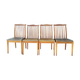 4 Scandinavian teak chairs