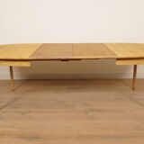 Vintage Oval Dining Table | Oak | Extendable | 3 Extension Leaves