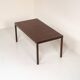 Rosewood dining table by Inger Klingenberg for Fristho