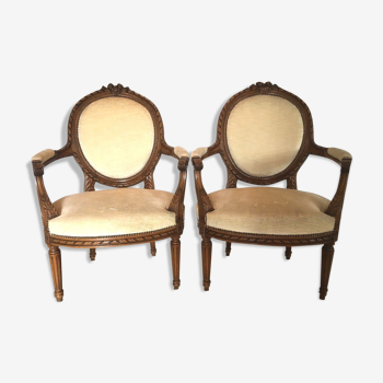 Fauteuil de style Louis XVI