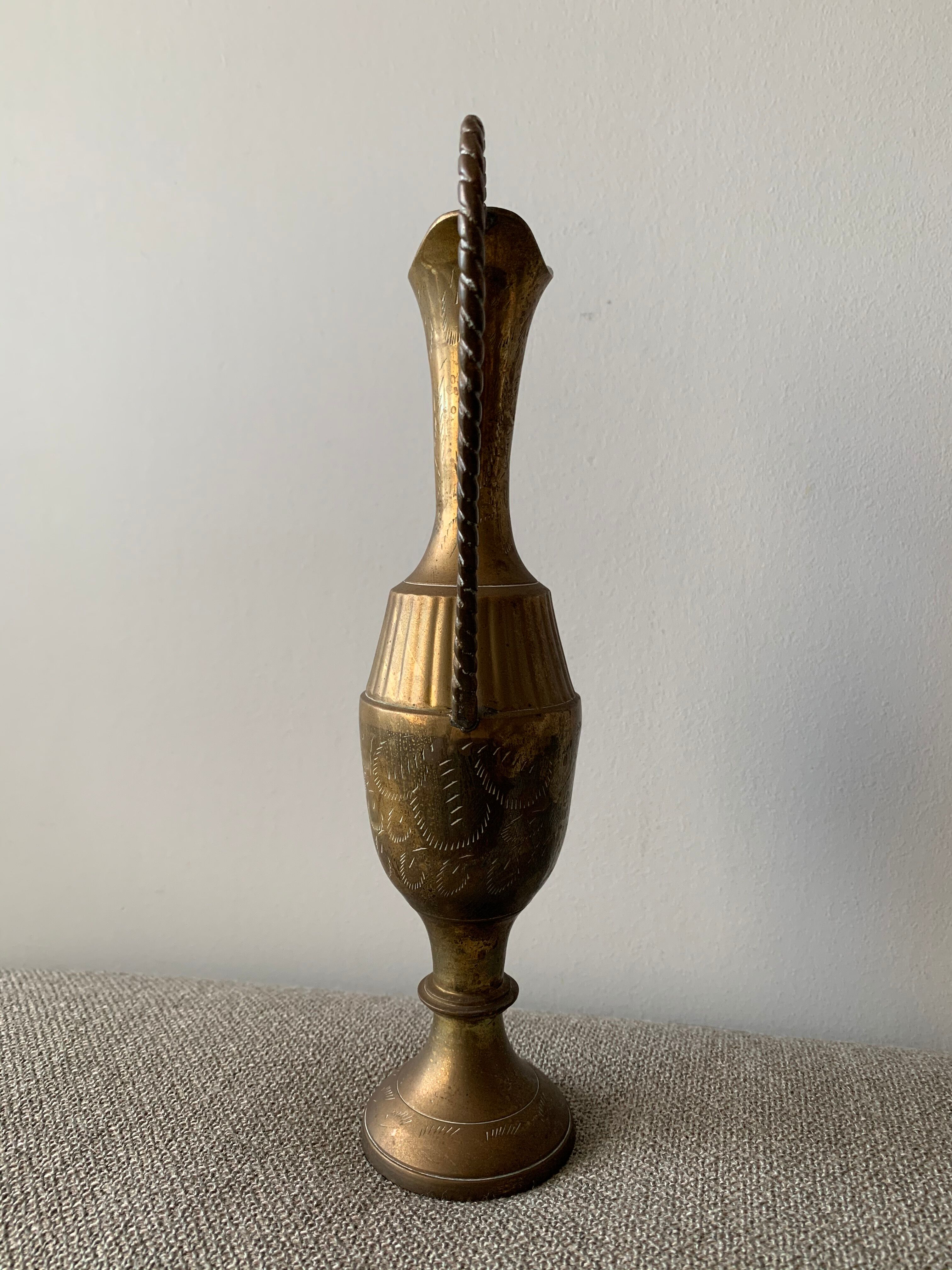 Vintage brass vase