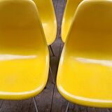 Set of 4 DSX chairs, Herman Miller