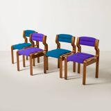 Set of 4 dining chairs by Jan Bocan / Zbynek Hrivnac / Ludvik Volak, 1970s.