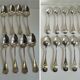 Old housewife in silver metal henri charpentier 38 pieces early 19th