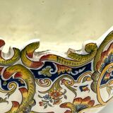 Desvres Earthenware Planter with Polychrome Decoration called "Rouen"