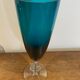 large Italian green blue vase