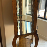 SHOWCASE of Louis XV style curved