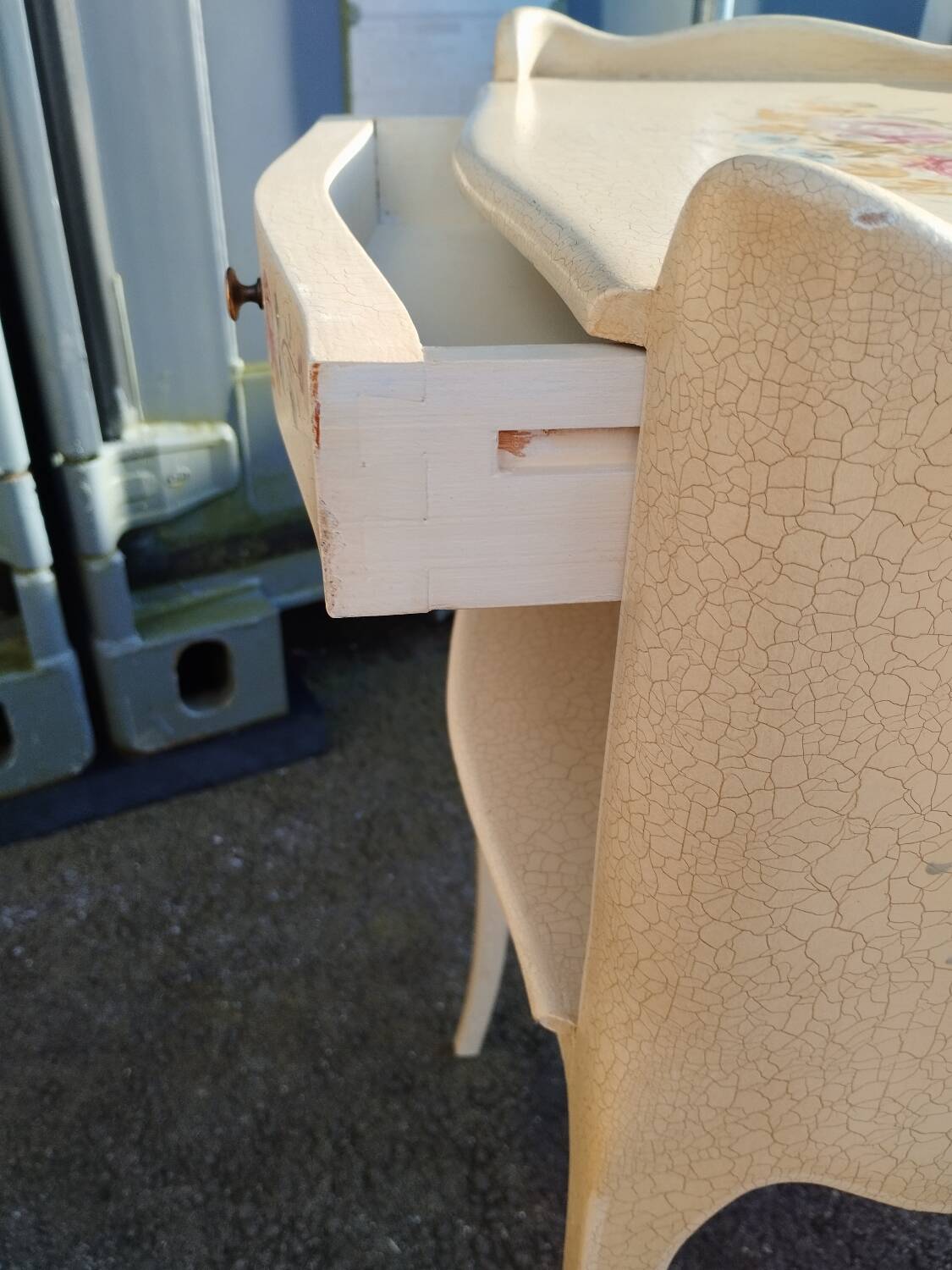 Pair of old Louis XV style bedside tables