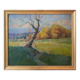 Tableau HST "Un coin de Provence" impressionniste XIX° siècle signé ?