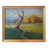 HST painting "A corner of Provence" impressionist nineteenth century signed?