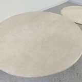 Two modular rotating trays coffee table