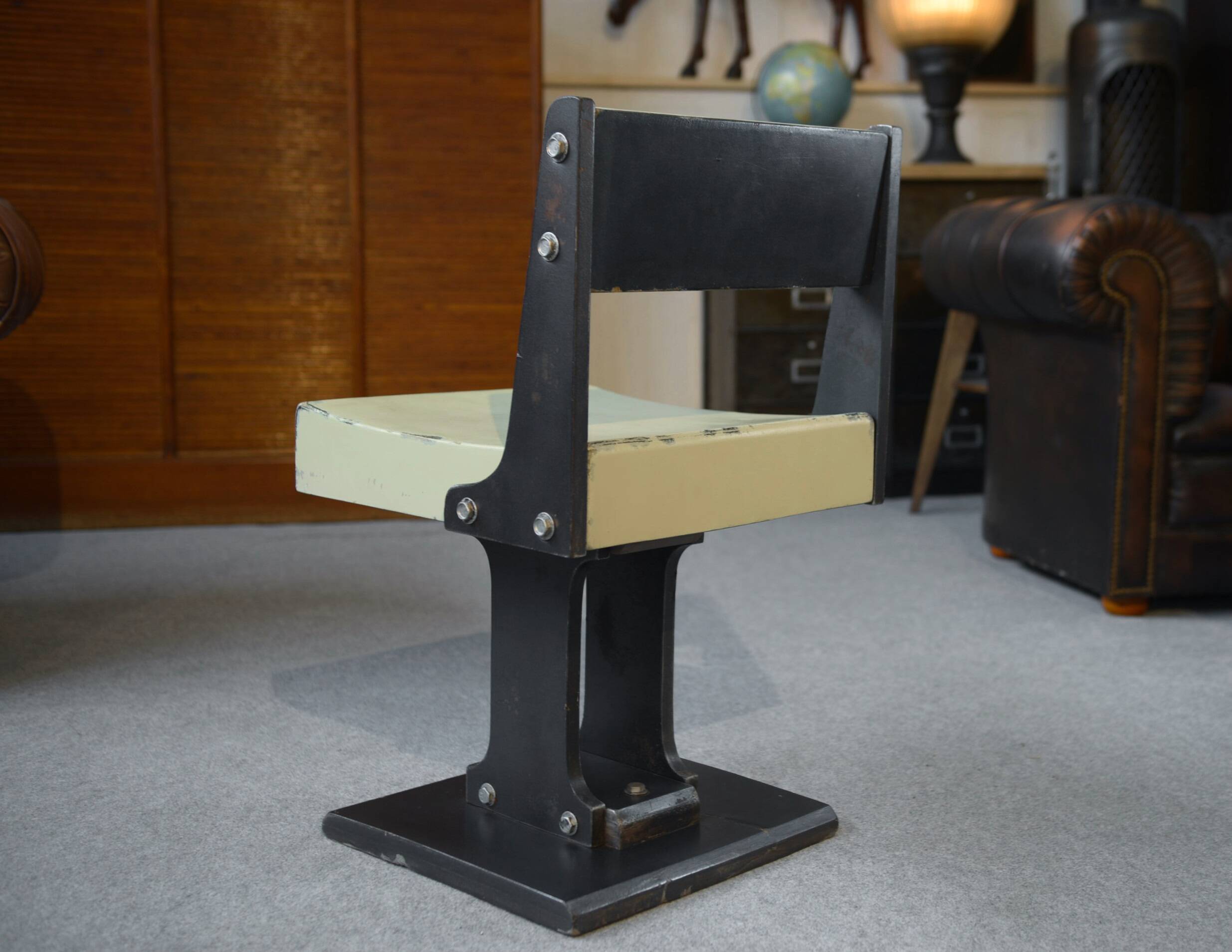Old minimalist modernist design chair 1960's