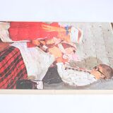 Vintage Jigsaw puzzle Poor Teddy by Arrow games, 1960s