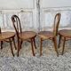 Lot Series of 6 art nouveau bentwood bistro chairs